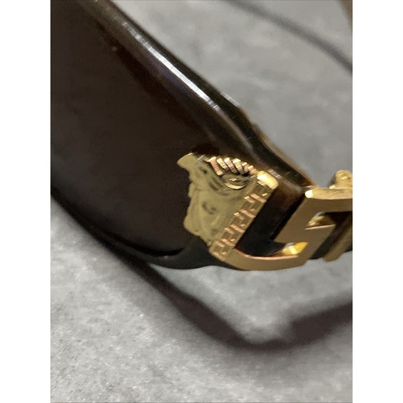 Vintage Versace Rectangular Sunglasses Black Lens V4039 55 16-125 C2 main image 4